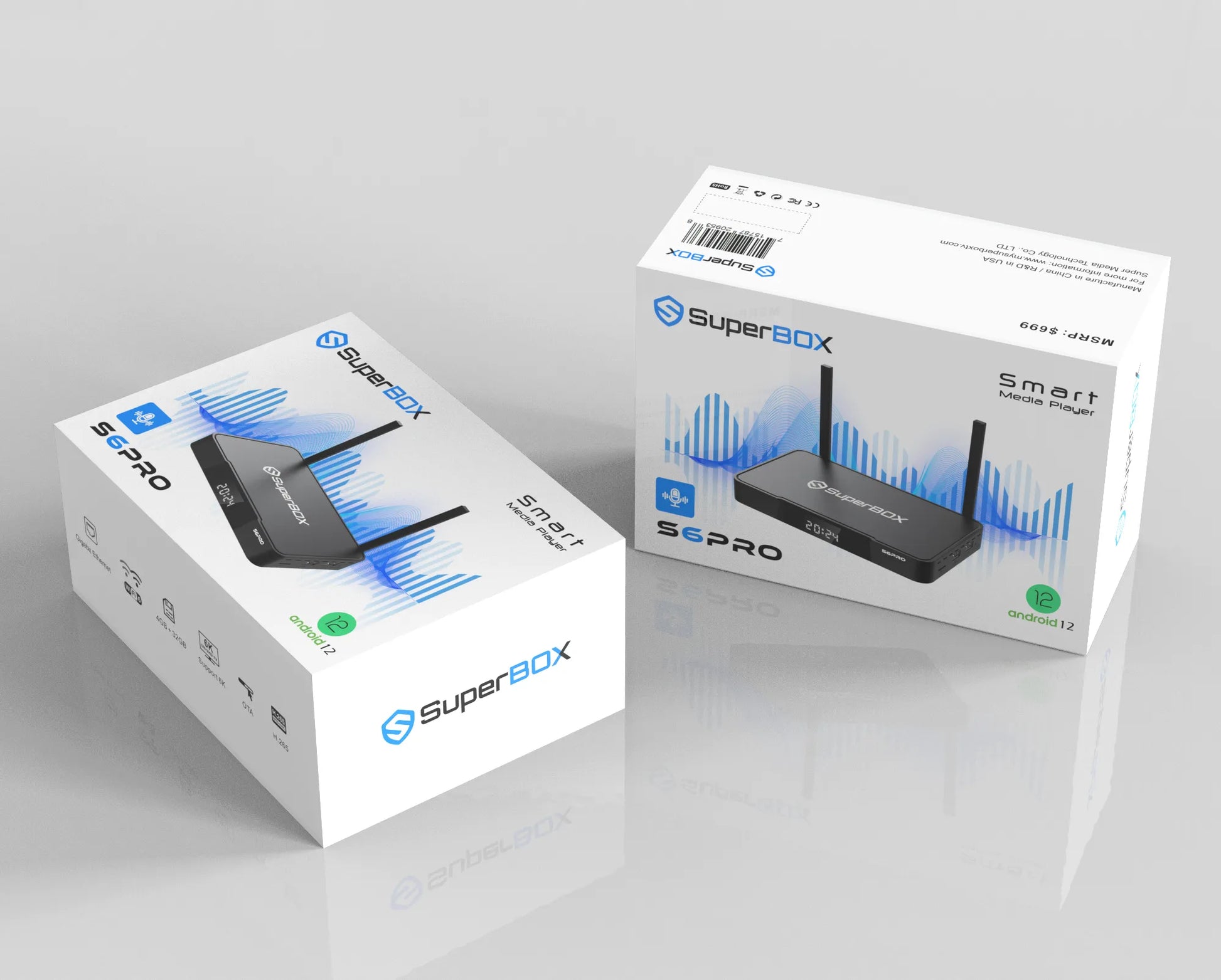 SuperBox S6 Pro, 2 devices inside the box